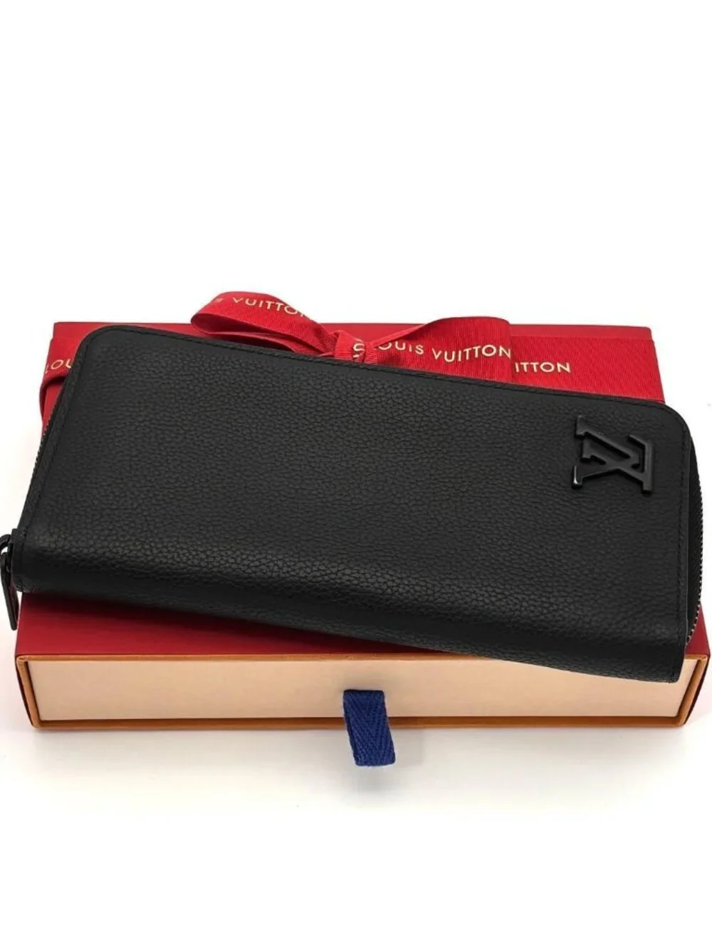 Louis Vuitton Zippy Wallet Vertical Aerogram Black